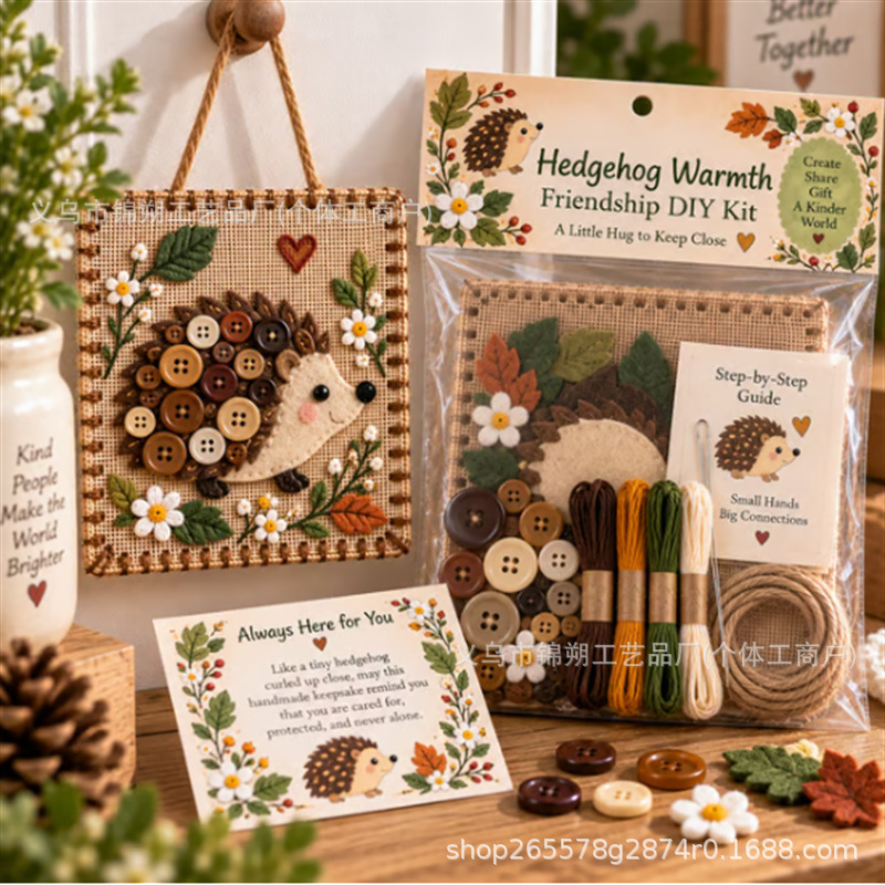 Art Craft Kit - Kit d'amitié DIY portable et mignon