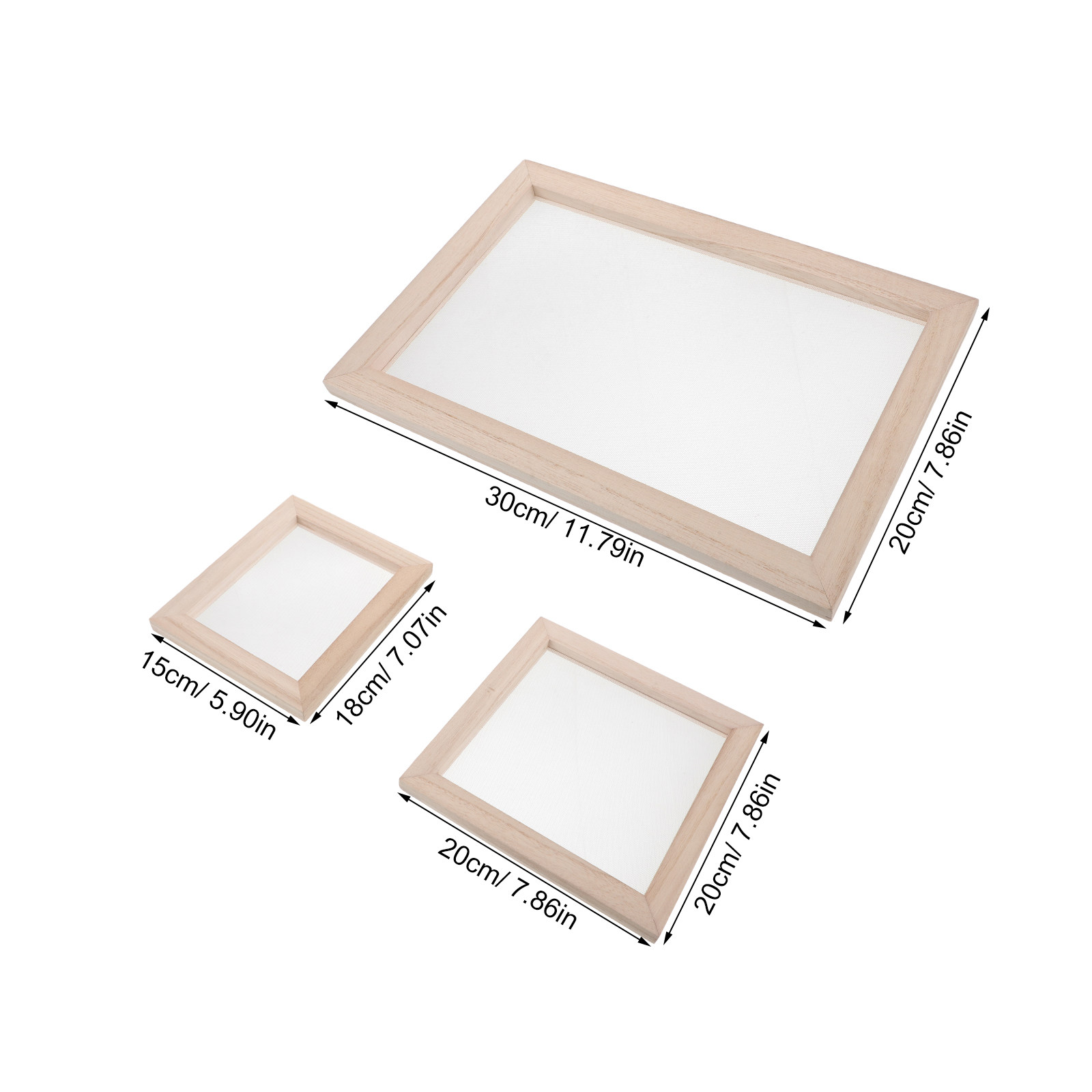 Kit de 3 cadres pour la fabric - Art Craft With Paper avis et prix