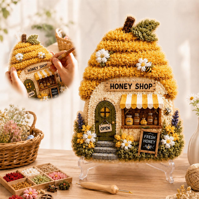 Kit DIY Poke Art Maison Champi - Art Craft Kit avis et prix